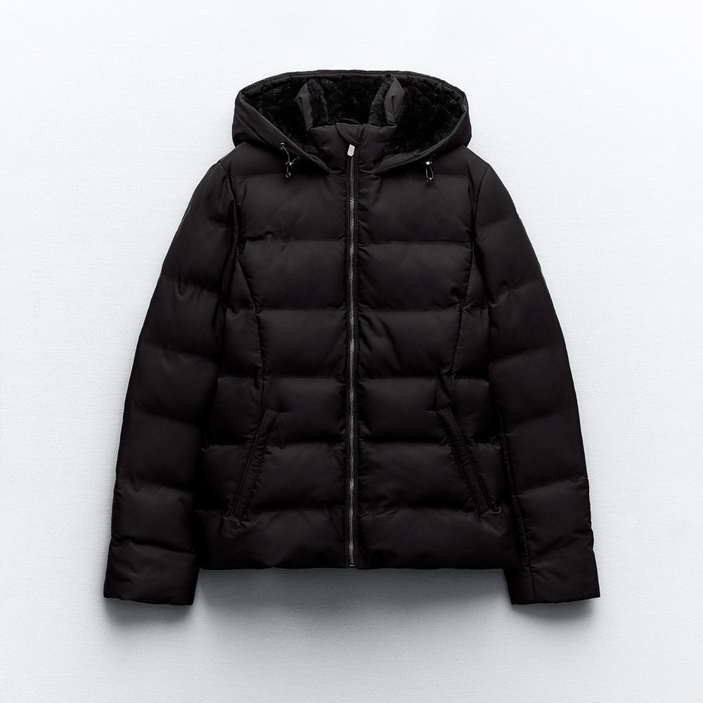 Zara Puffer Coat🖤